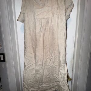 Tuckernuck Natural Linen Dress